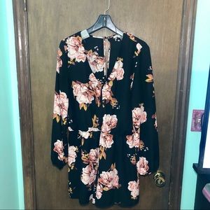 Charlotte Russe Floral Romper